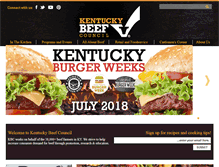Tablet Screenshot of kybeef.com